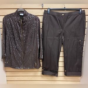 ZENERGY BY CHICOS WOMEN FASHIONABLE GORGEOUS OUTFIT MUX SIZE XL